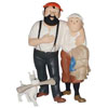 Tintin et Haddock d&eacute;sert -  Leblon Delienne