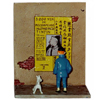 Tintin et Milou devant le Mur - Pixi